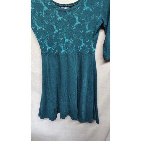 Sundial Arts Handmade dress Blue Mermaid size Small Round Neck EUC - Picture 6 of 13